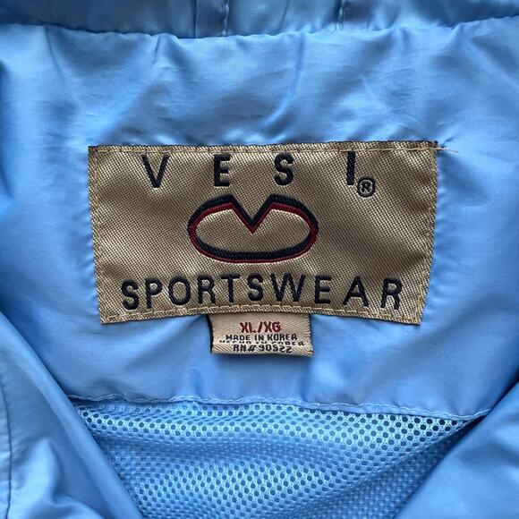 Vintage University North Carolina Tarheels Windbreaker Zip Jacket UNC NCAA XL - Picture 3 of 16